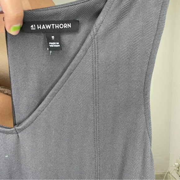 41 Hawthorn Dark Grey Sleeveless Sheath Dress - Picture 5 of 10